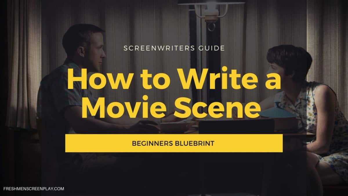 how to write scene in a screenplay